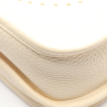 エヴリン 3 トロワ PM ナタ ショルダーバッグ トリヨンクレマンス アイボリー ゴールド金具 Z刻印 エルメス バッグ HERMES