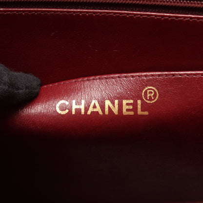 デカマトラッセ34 Wチェーンショルダーバッグ ラムスキン ブラック ゴールド金具 シャネル バッグ CHANEL