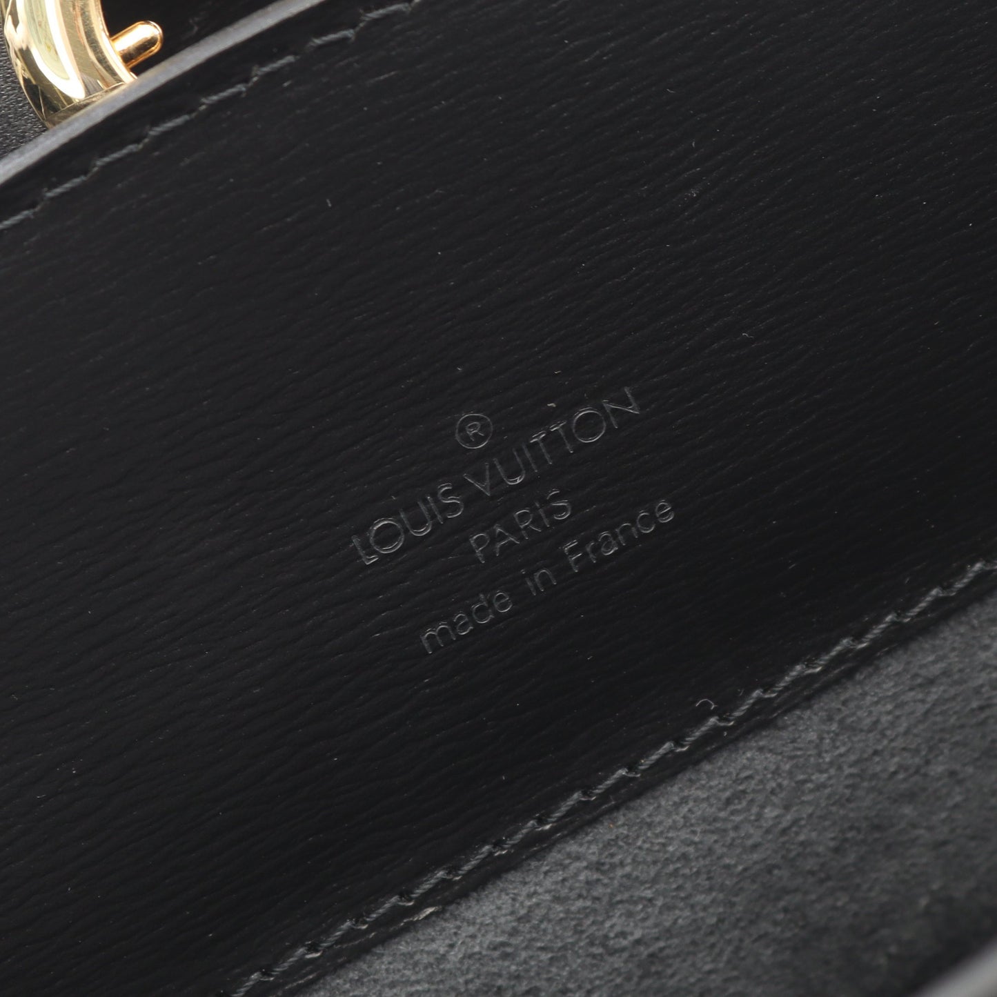 クリュニー エピ ノワール ショルダーバッグ レザー ブラック ルイヴィトン バッグ LOUIS VUITTON