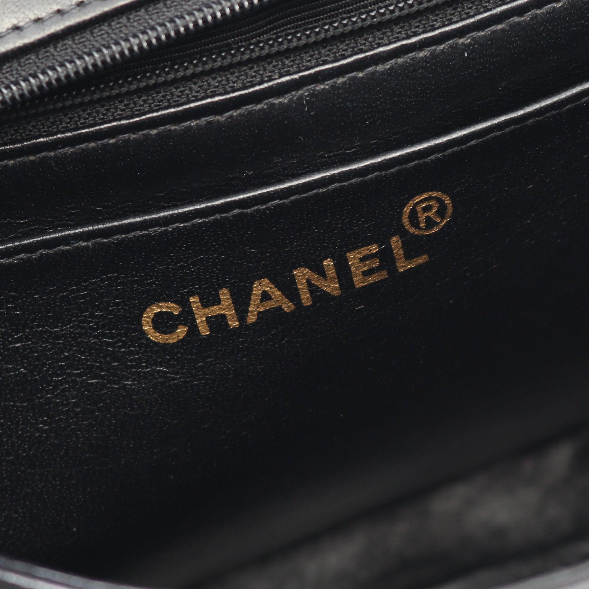 マトラッセ ハンドバッグ ラムスキン ブラック ゴールド金具 シャネル バッグ CHANEL