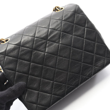 ミニマトラッセ20 チェーンショルダーバッグ ラムスキン ブラック ゴールド金具 ヴィンテージ シャネル バッグ CHANEL