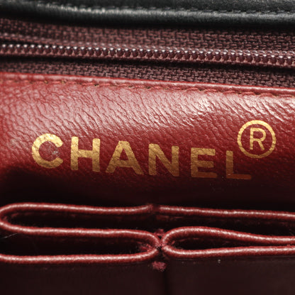 ミニマトラッセ20 チェーンショルダーバッグ ラムスキン ブラック ゴールド金具 ヴィンテージ シャネル バッグ CHANEL