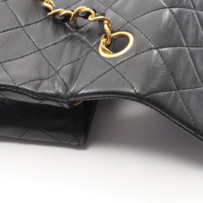ミニマトラッセ20 チェーンショルダーバッグ ラムスキン ブラック ゴールド金具 ヴィンテージ シャネル バッグ CHANEL