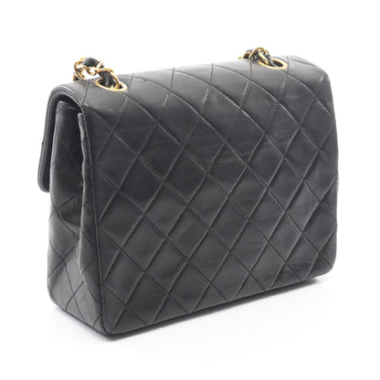 ミニマトラッセ20 チェーンショルダーバッグ ラムスキン ブラック ゴールド金具 ヴィンテージ シャネル バッグ CHANEL