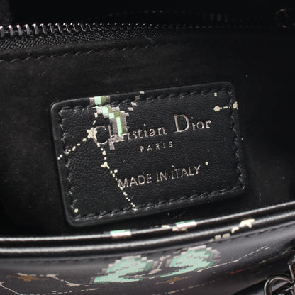 レディディオール ミニ 星座 ハンドバッグ レザー ブラック マルチカラー 2WAY クリスチャンディオール バッグ Christian Dior
