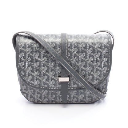 ベルヴェデーレPM ショルダーバッグ コーティングキャンバス レザー グレー マルチカラー ゴヤール バッグ GOYARD