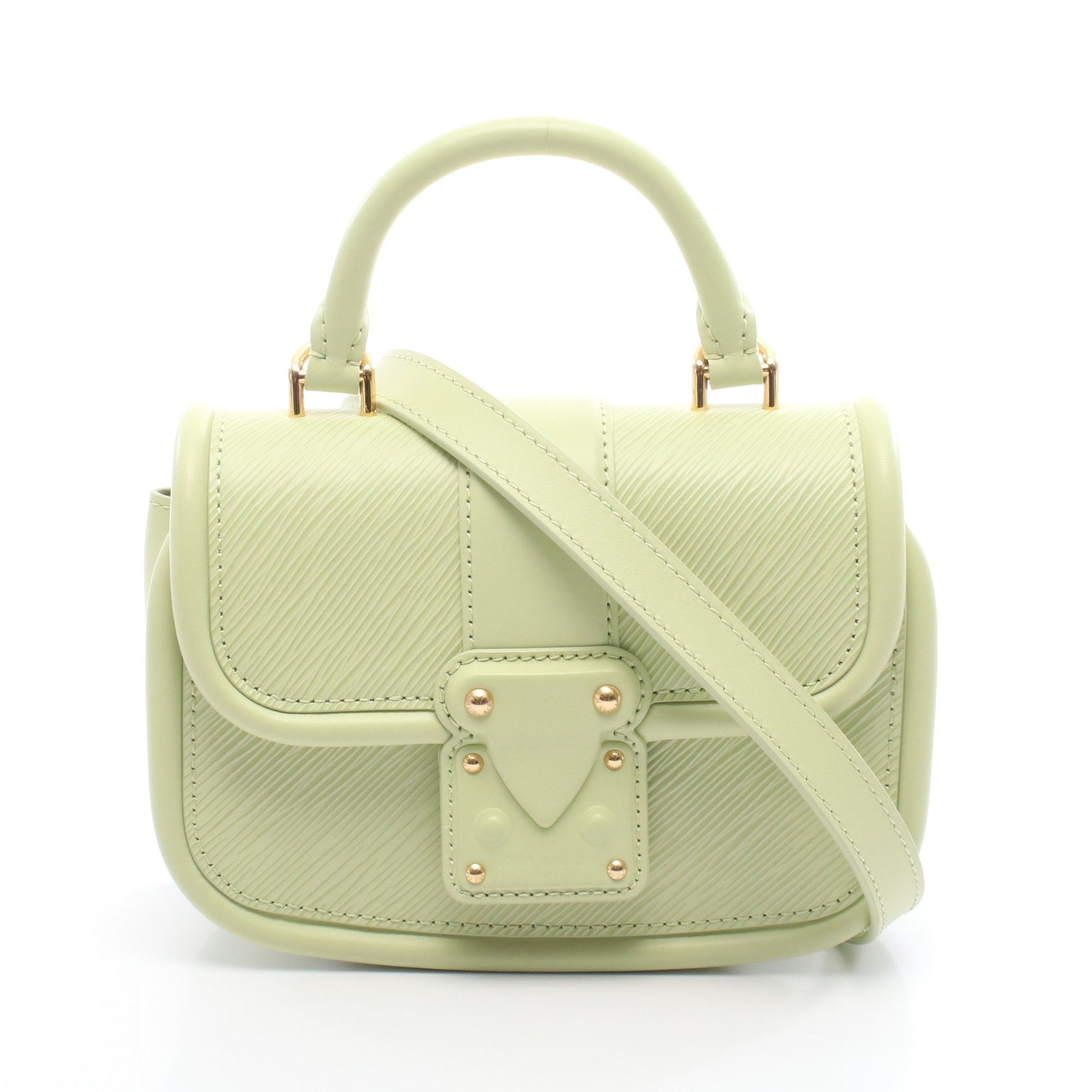 ハイドアンドシーク エピ ヴェールノト ハンドバッグ レザー ライトグリーン 2WAY ルイヴィトン バッグ LOUIS VUITTON
