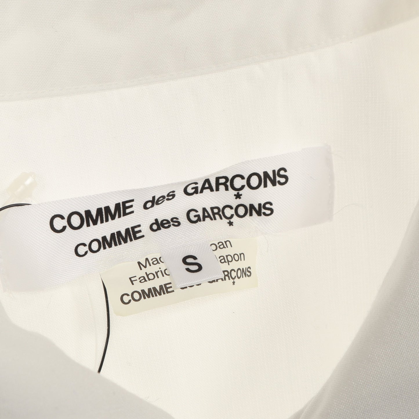 シャツ ラウンドカラー ホワイト コムデギャルソン トップス Comme des Garcons