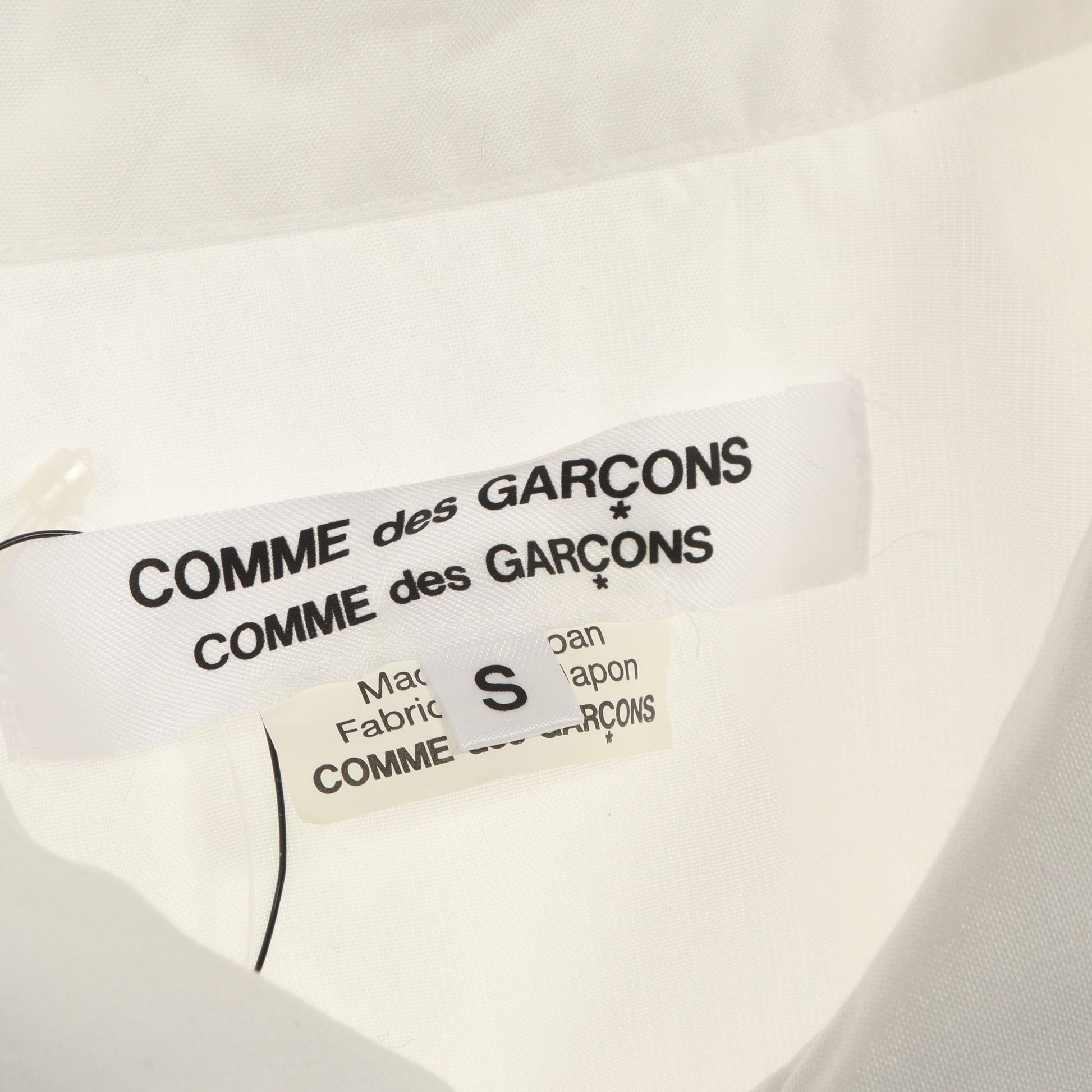 シャツ ラウンドカラー ホワイト コムデギャルソン トップス Comme des Garcons