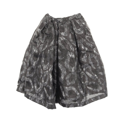 スカート 総柄 シルク ダークグレー コムデギャルソンコムデギャルソン ボトムス Comme des Garcons Comme des Garcons