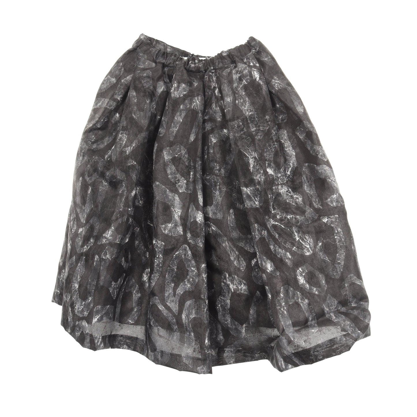 スカート 総柄 シルク ダークグレー コムデギャルソンコムデギャルソン ボトムス Comme des Garcons Comme des Garcons