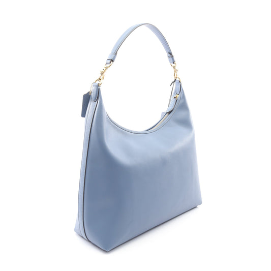 COACH × DISNEY ジュリエット 38 ドナルドダック ワンショルダーバッグ レザー ブルーグレー コーチ