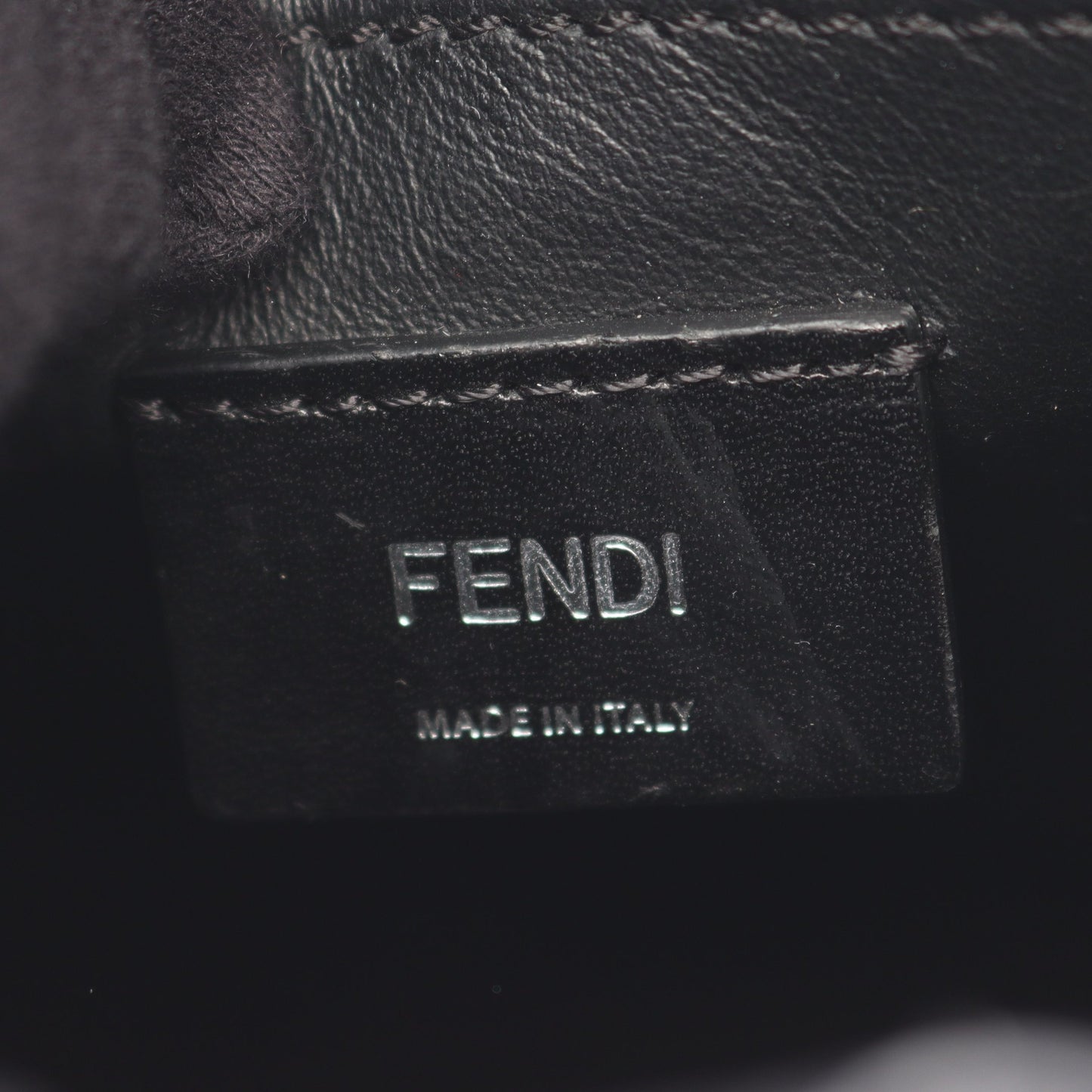 パック ショッピングバッグ スモール ハンドバッグ レザー ブラック フェンディ バッグ FENDI