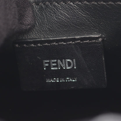 パック ショッピングバッグ スモール ハンドバッグ レザー ブラック フェンディ バッグ FENDI