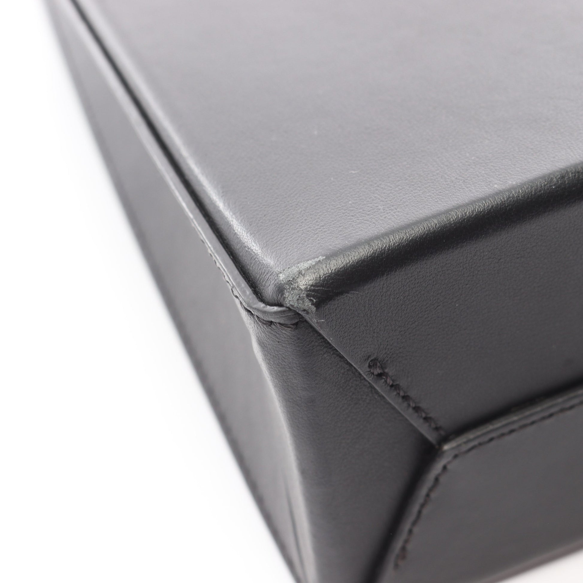 パック ショッピングバッグ スモール ハンドバッグ レザー ブラック フェンディ バッグ FENDI