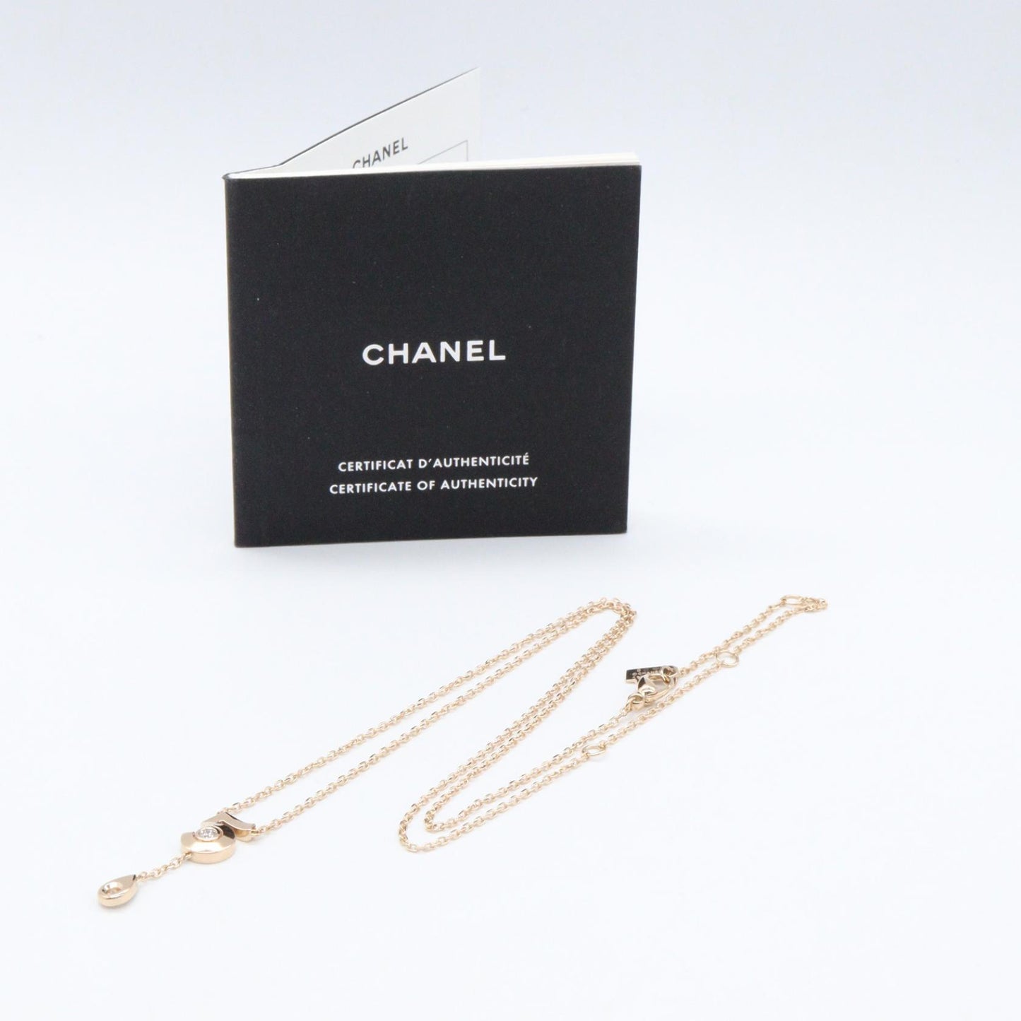 エクストレドゥシャネル No.5 ネックレス ネックレス K18PG ダイヤモンド ピンクゴールド クリア シャネル アクセサリー CHANEL