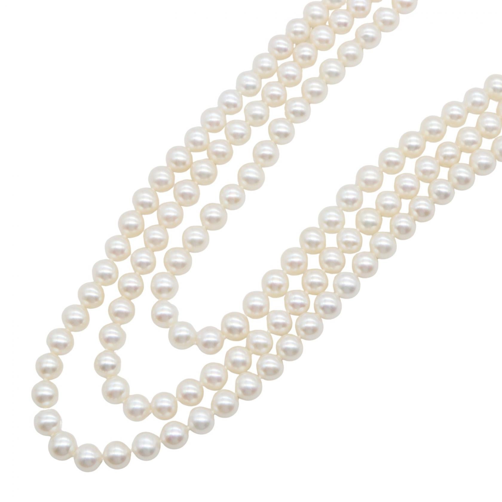 ロング パール ネックレス SV925 パール ホワイト アクセサリー TIFFANY & Co.