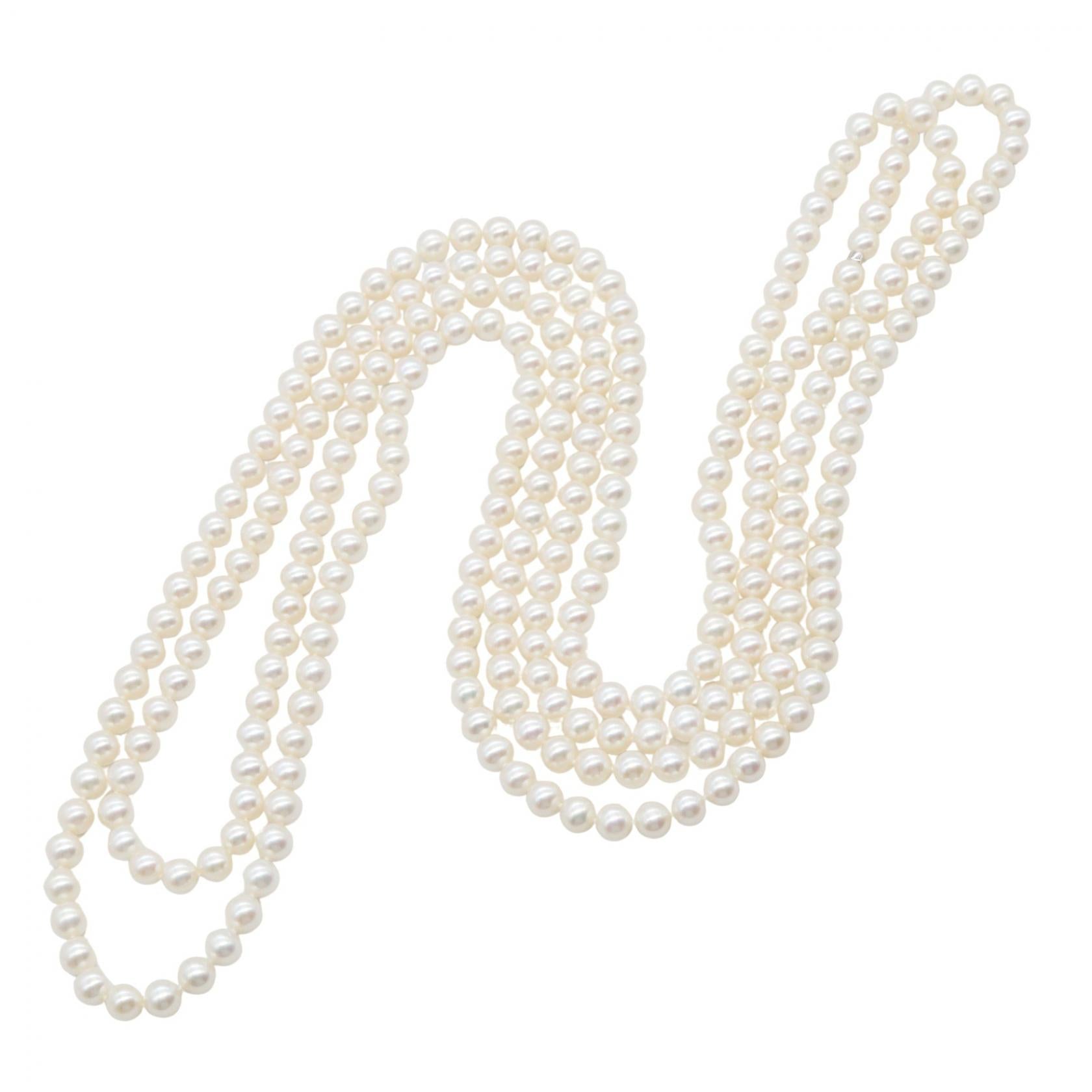 ロング パール ネックレス SV925 パール ホワイト アクセサリー TIFFANY & Co.