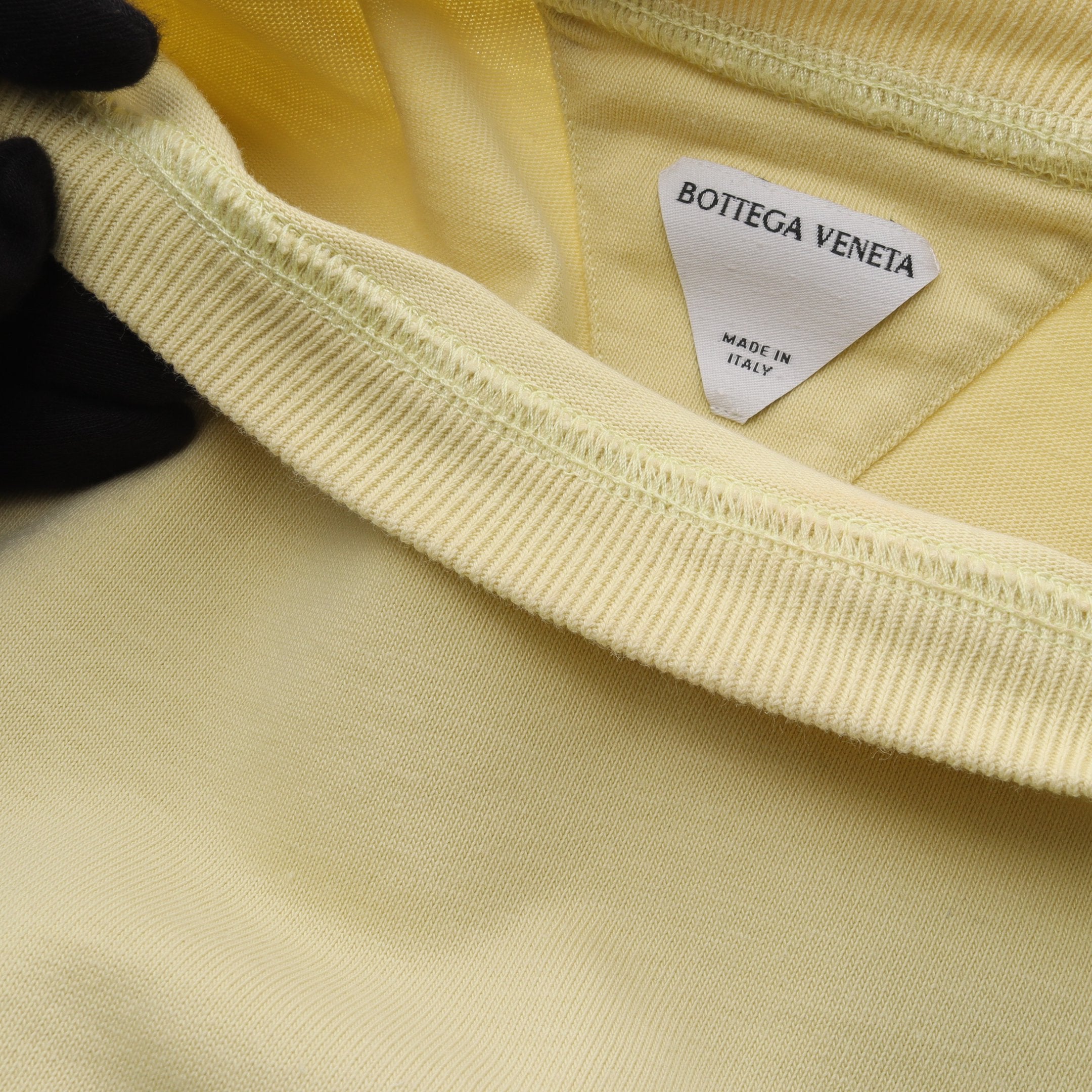 BOTTEGA VENETA ボッテガヴェネタ 半袖Tシャツ ヘビージャージー スクエアネック ヘビージャージー スクエアネック 半袖Tシャツ コットン ライト