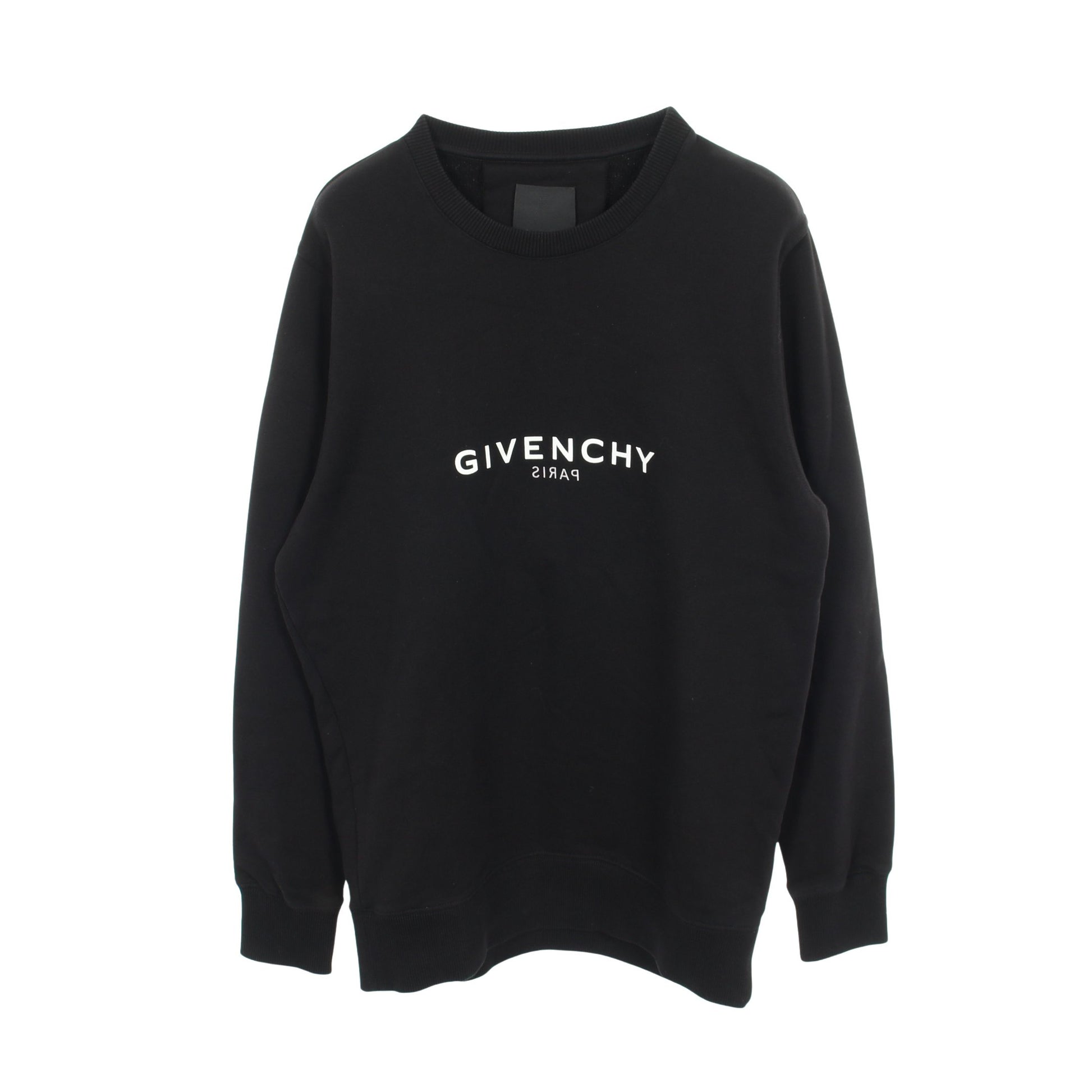 ロゴプリント スウェットシャツ コットン ブラック ホワイト ジバンシィ トップス GIVENCHY