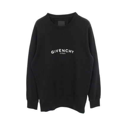 ロゴプリント スウェットシャツ コットン ブラック ホワイト ジバンシィ トップス GIVENCHY