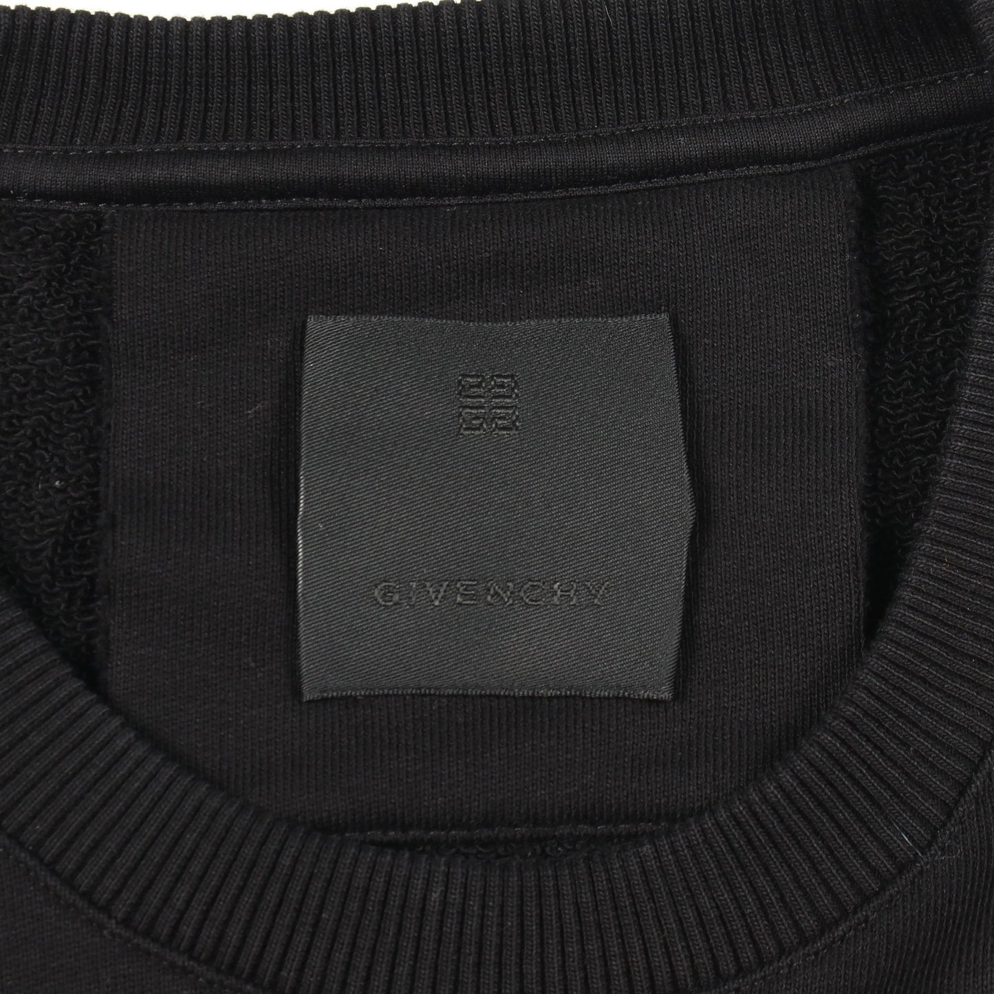 ロゴプリント スウェットシャツ コットン ブラック ホワイト ジバンシィ トップス GIVENCHY