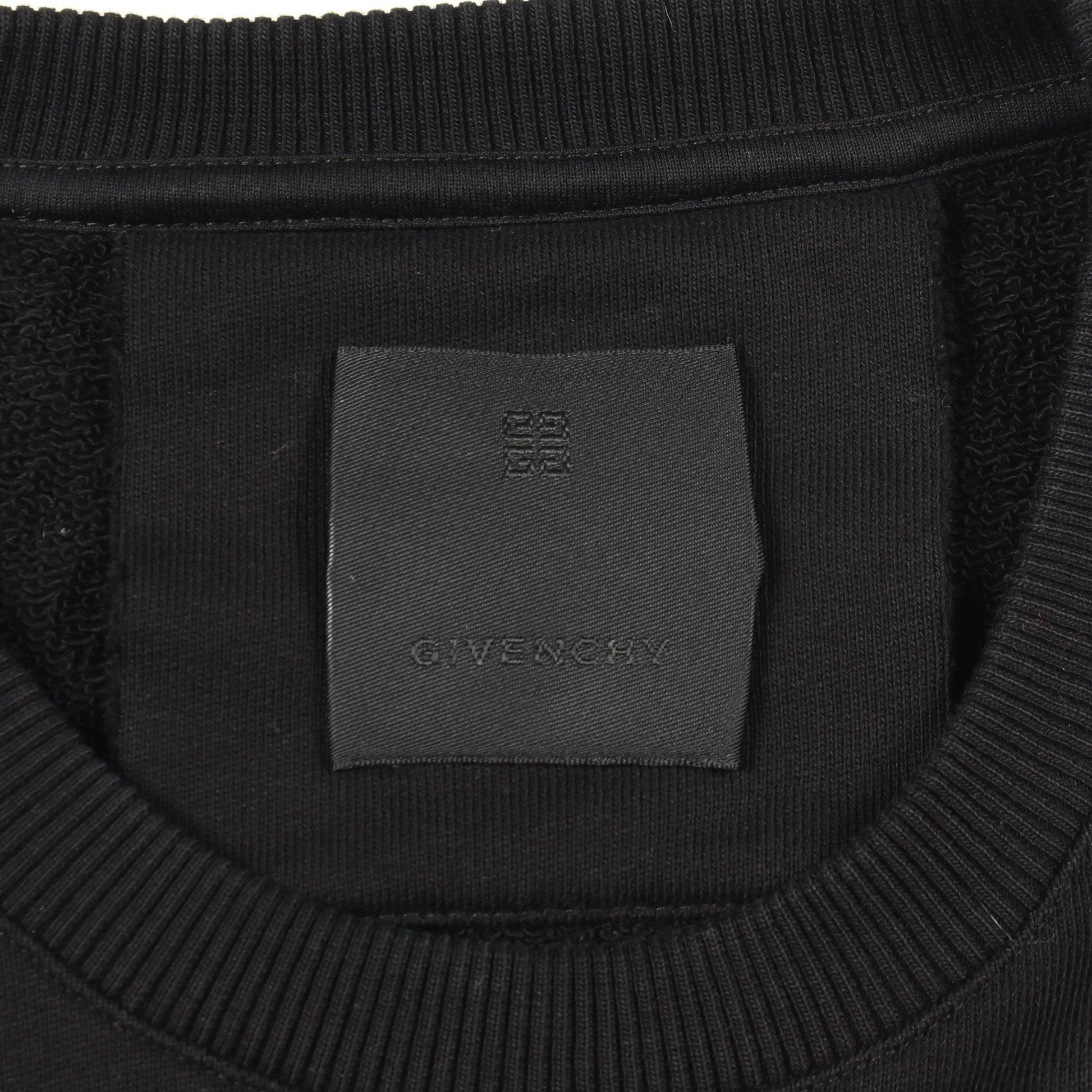 ロゴプリント スウェットシャツ コットン ブラック ホワイト ジバンシィ トップス GIVENCHY