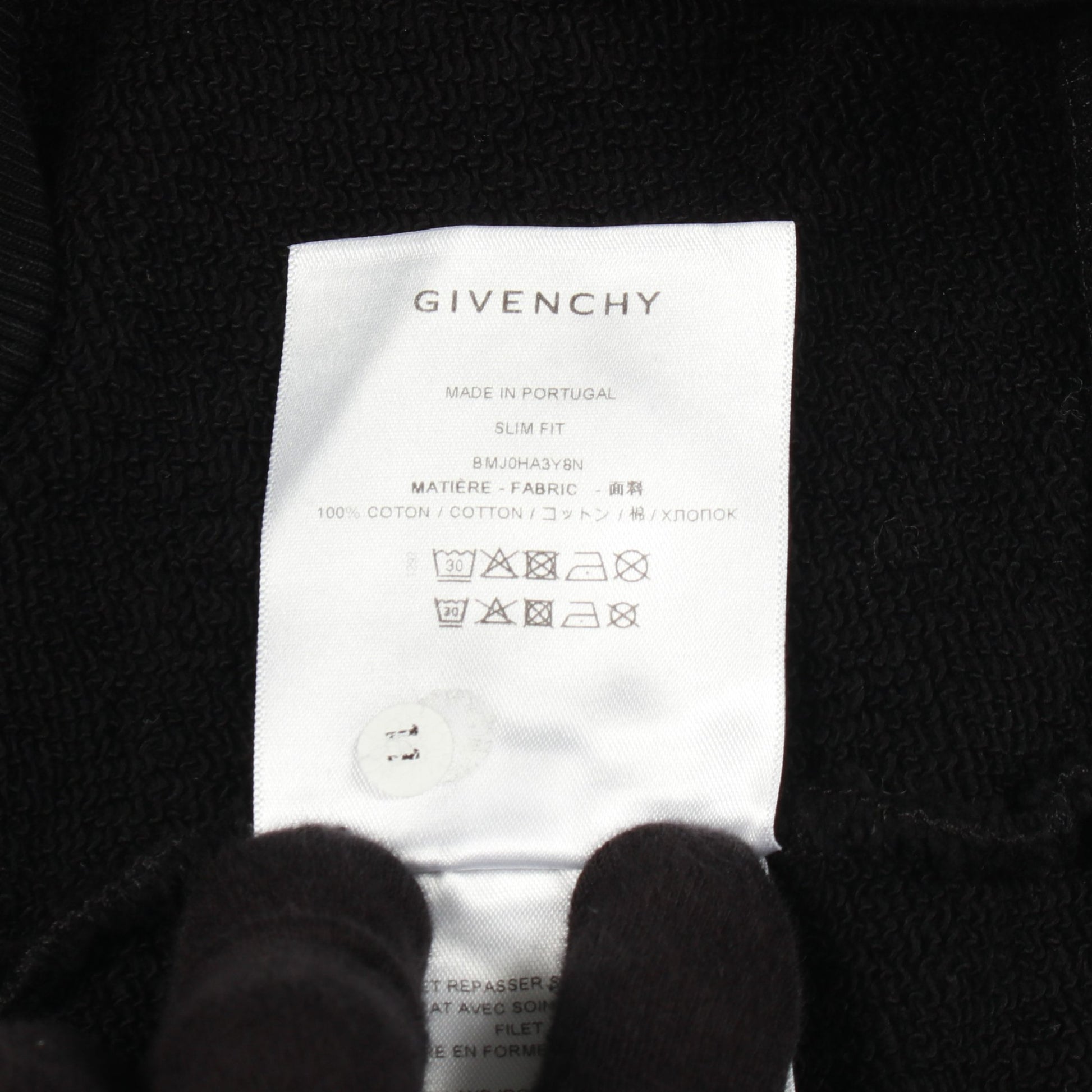 ロゴプリント スウェットシャツ コットン ブラック ホワイト ジバンシィ トップス GIVENCHY