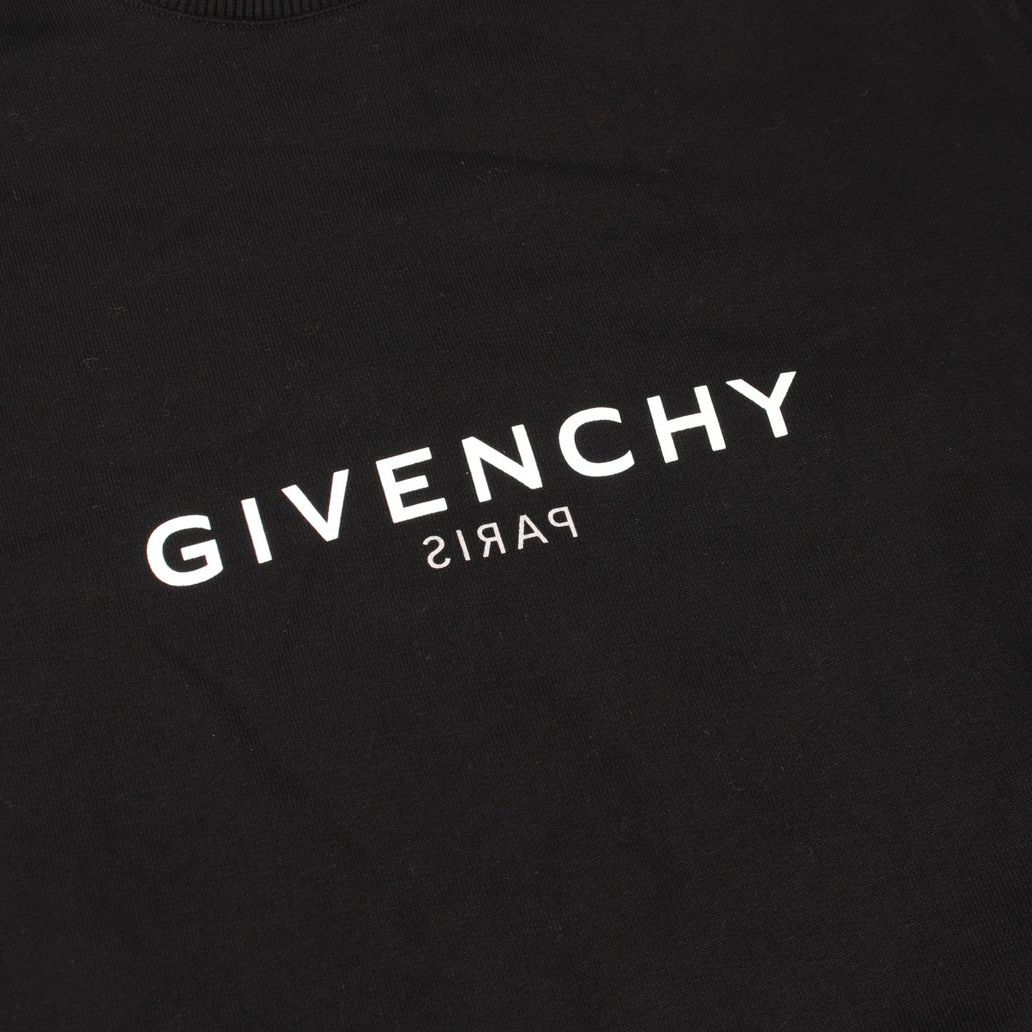 ロゴプリント スウェットシャツ コットン ブラック ホワイト ジバンシィ トップス GIVENCHY
