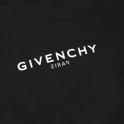 ロゴプリント スウェットシャツ コットン ブラック ホワイト ジバンシィ トップス GIVENCHY