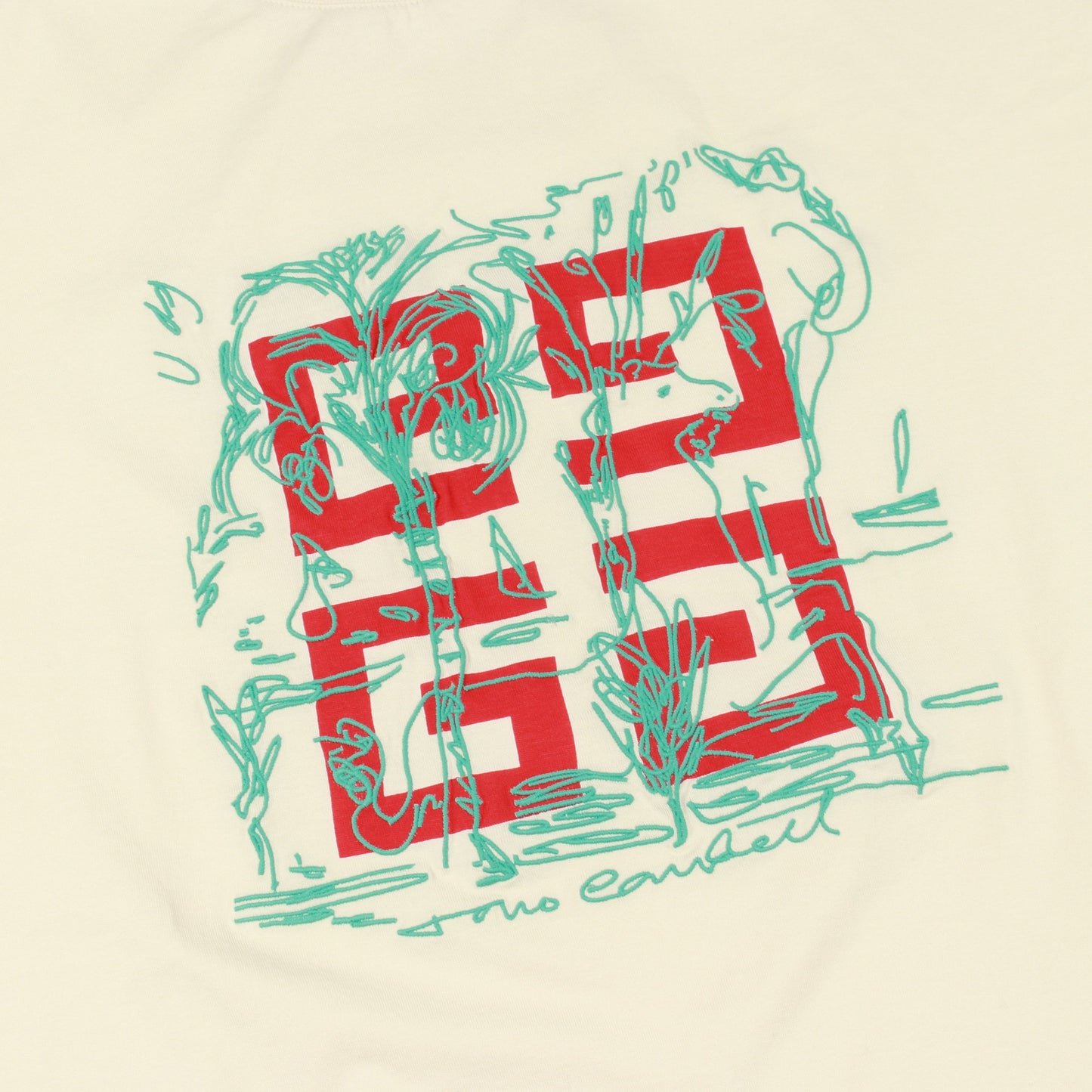 4G 半袖Tシャツ クルーネック コットン アイボリー マルチカラー ジバンシィ トップス GIVENCHY