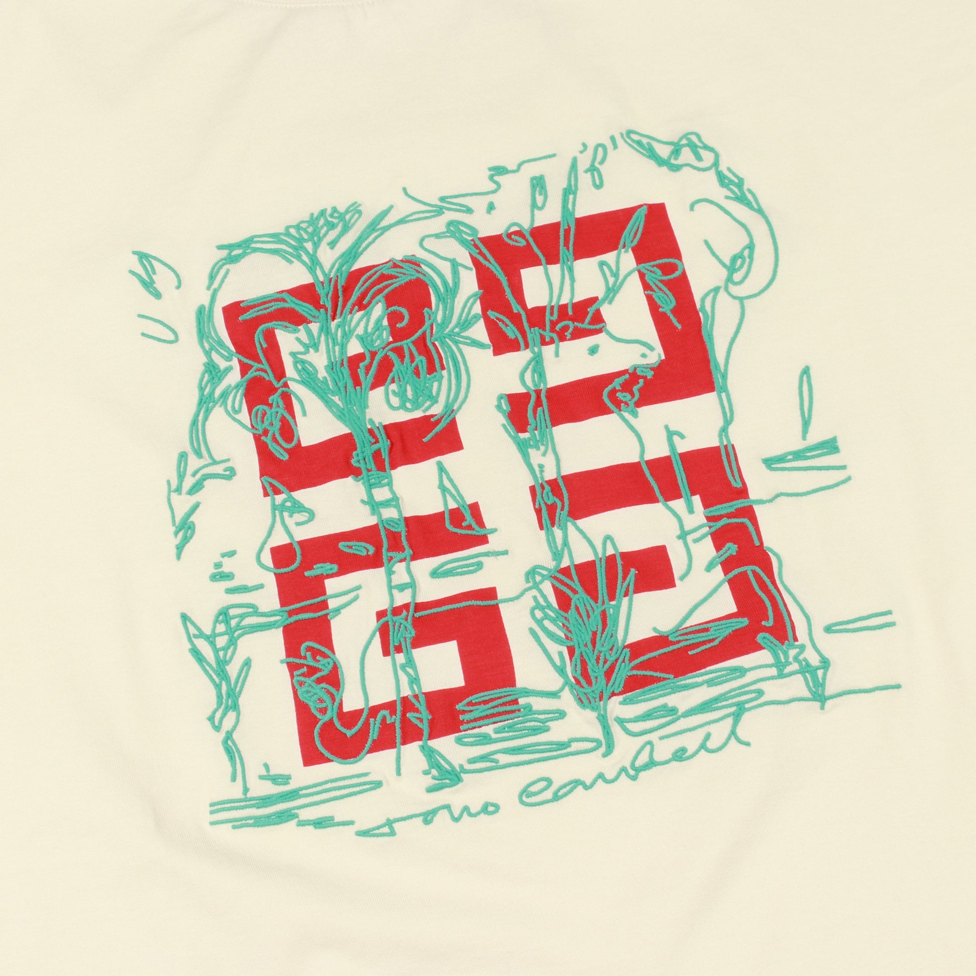 4G 半袖Tシャツ クルーネック コットン アイボリー マルチカラー ジバンシィ トップス GIVENCHY