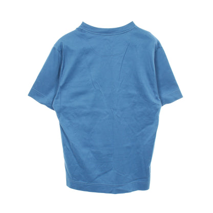 ロゴ 半袖Tシャツ クルーネック コットン ブルー フェンディ トップス FENDI