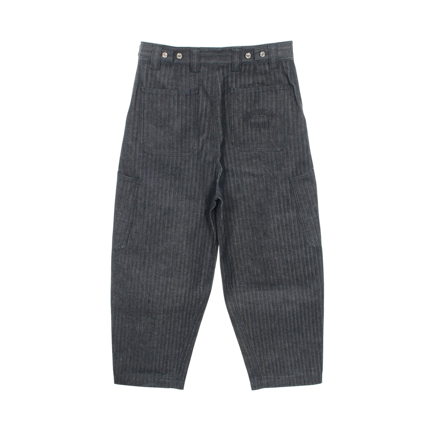クチュールシーム ヘリンボーン デニムパンツ カーゴパンツ コットン インディゴブルー ジバンシィ ボトムス GIVENCHY