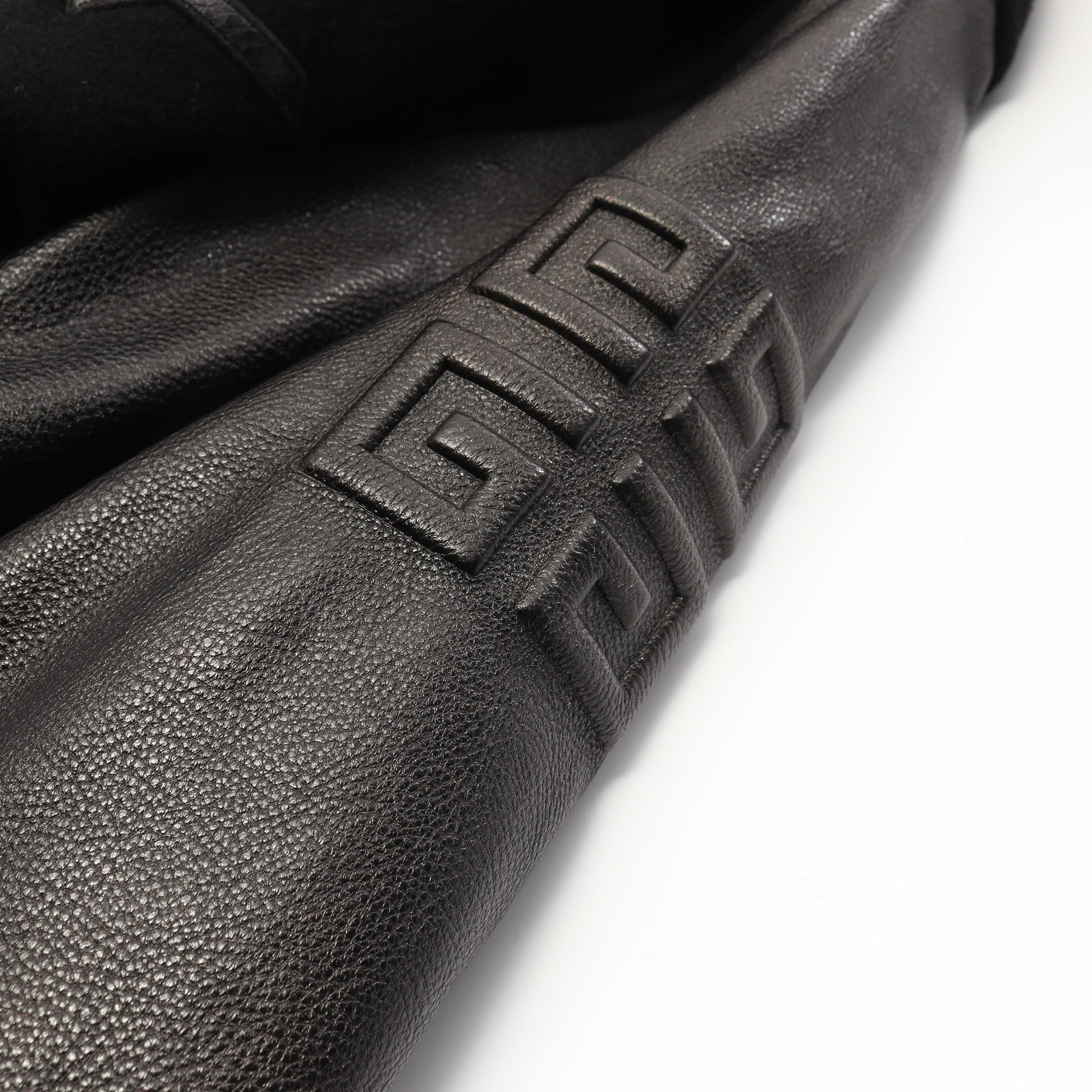 バーシティ ブルゾン ジャケット レザー ウール ブラック フード付き ジバンシィ アウター GIVENCHY