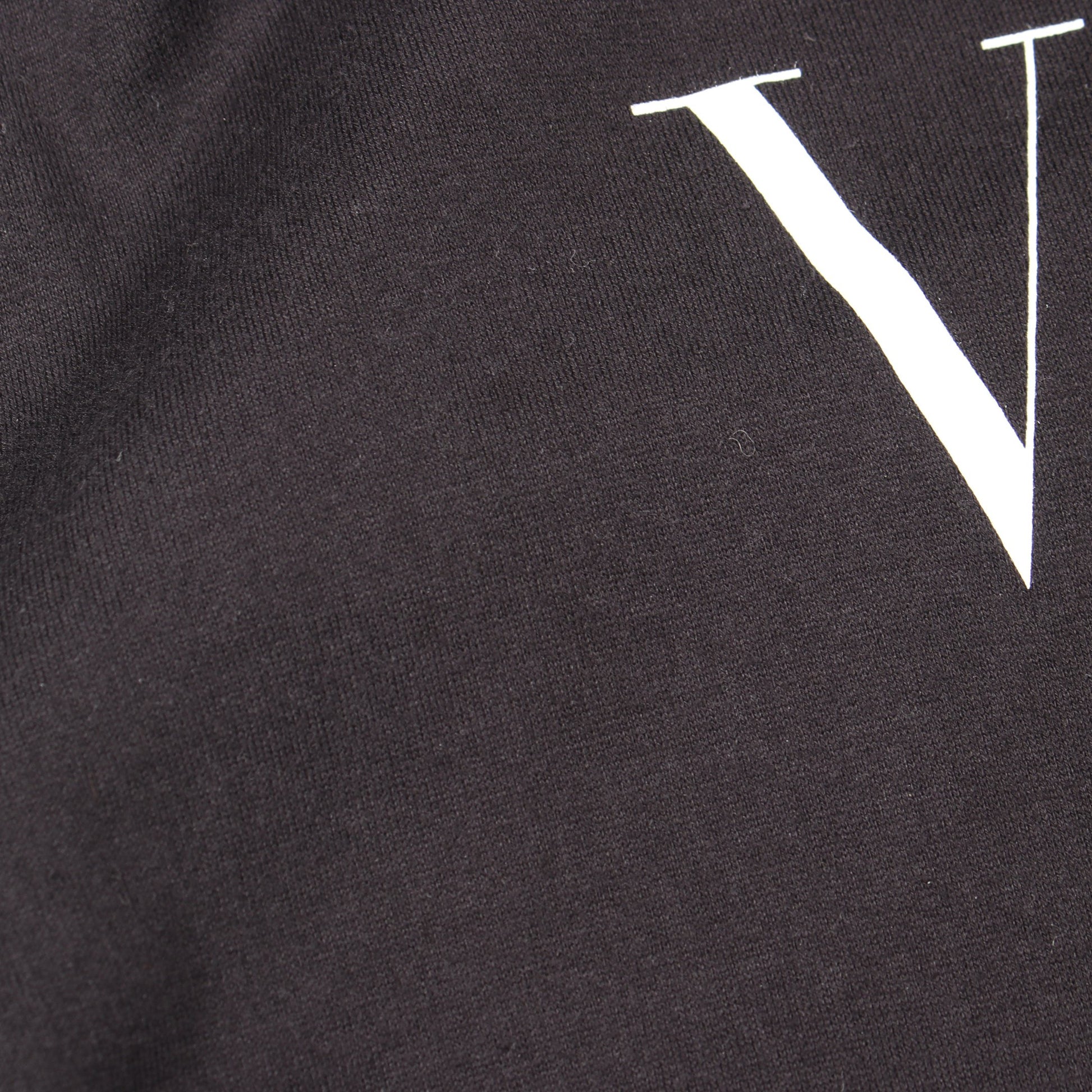VLTNロゴ ジップアップパーカー コットン ブラック ヴァレンティノ トップス VALENTINO