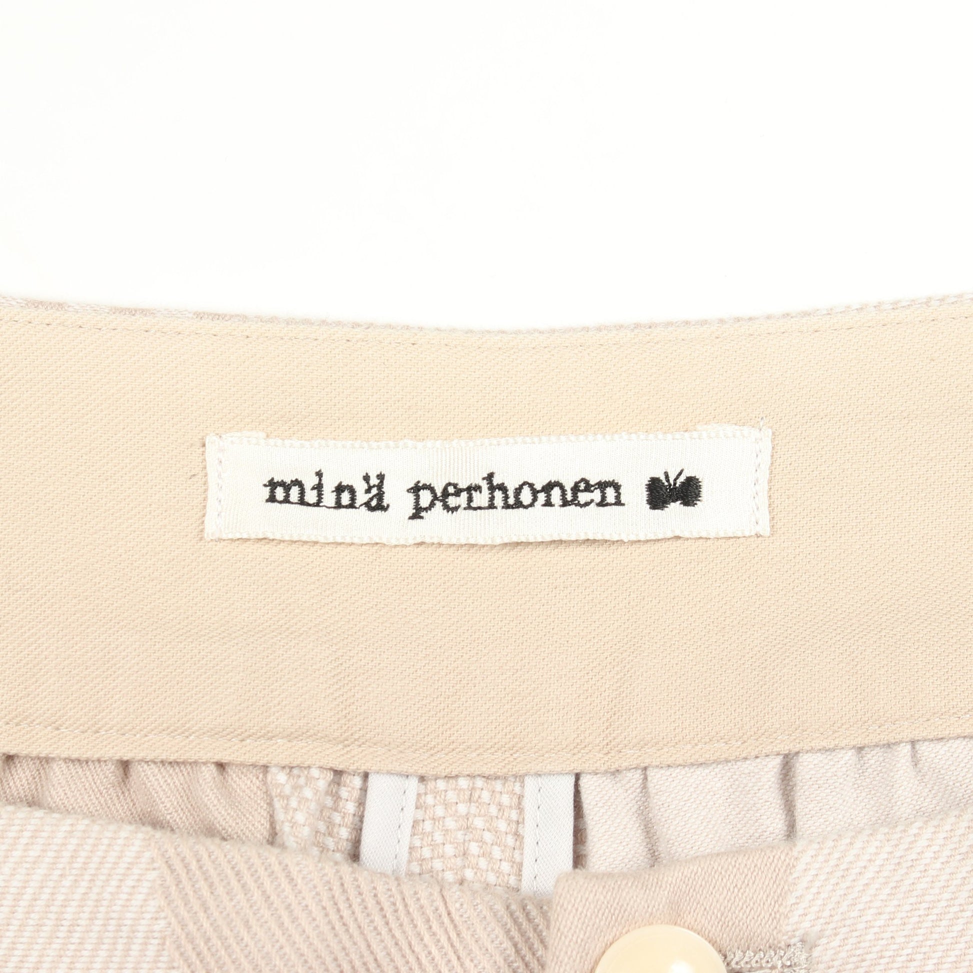 paddy パンツ コットン ベージュ ミナペルホネン ボトムス mina perhonen