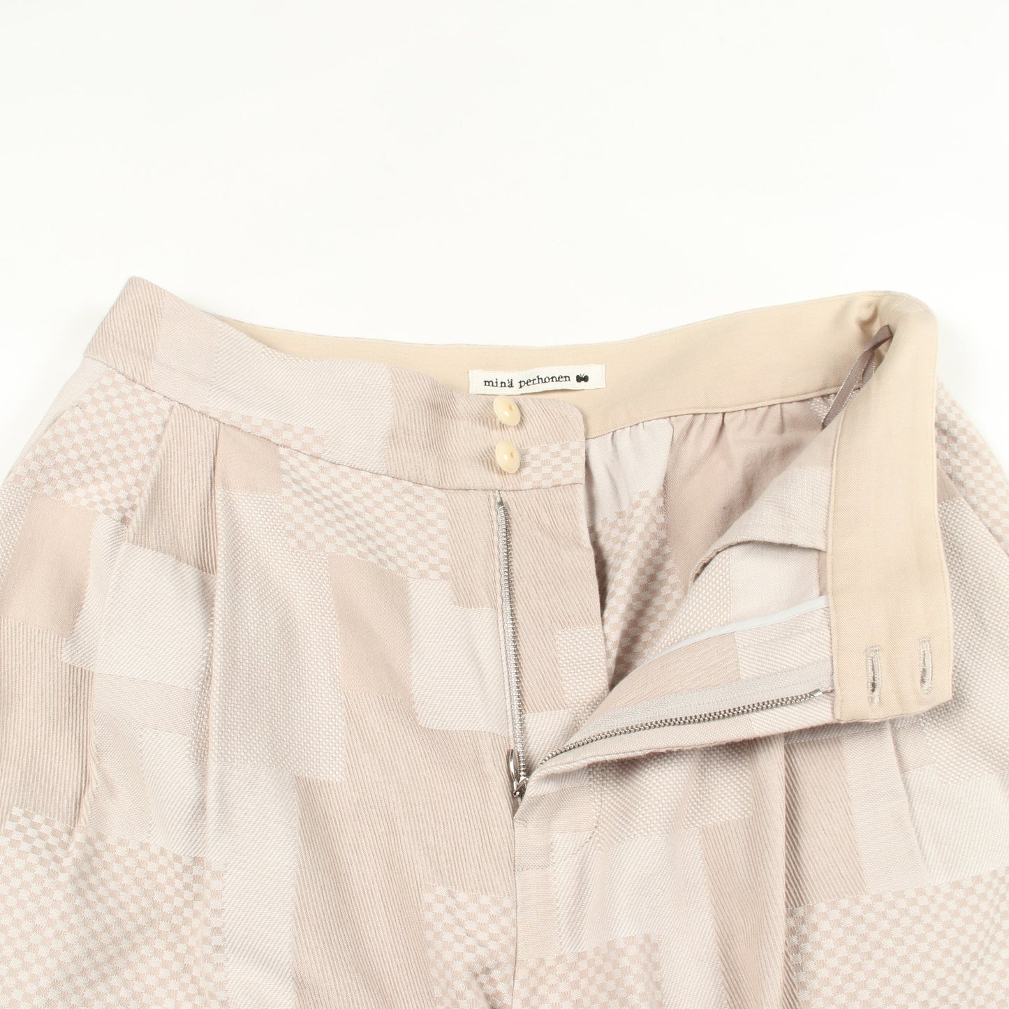 paddy パンツ コットン ベージュ ミナペルホネン ボトムス mina perhonen