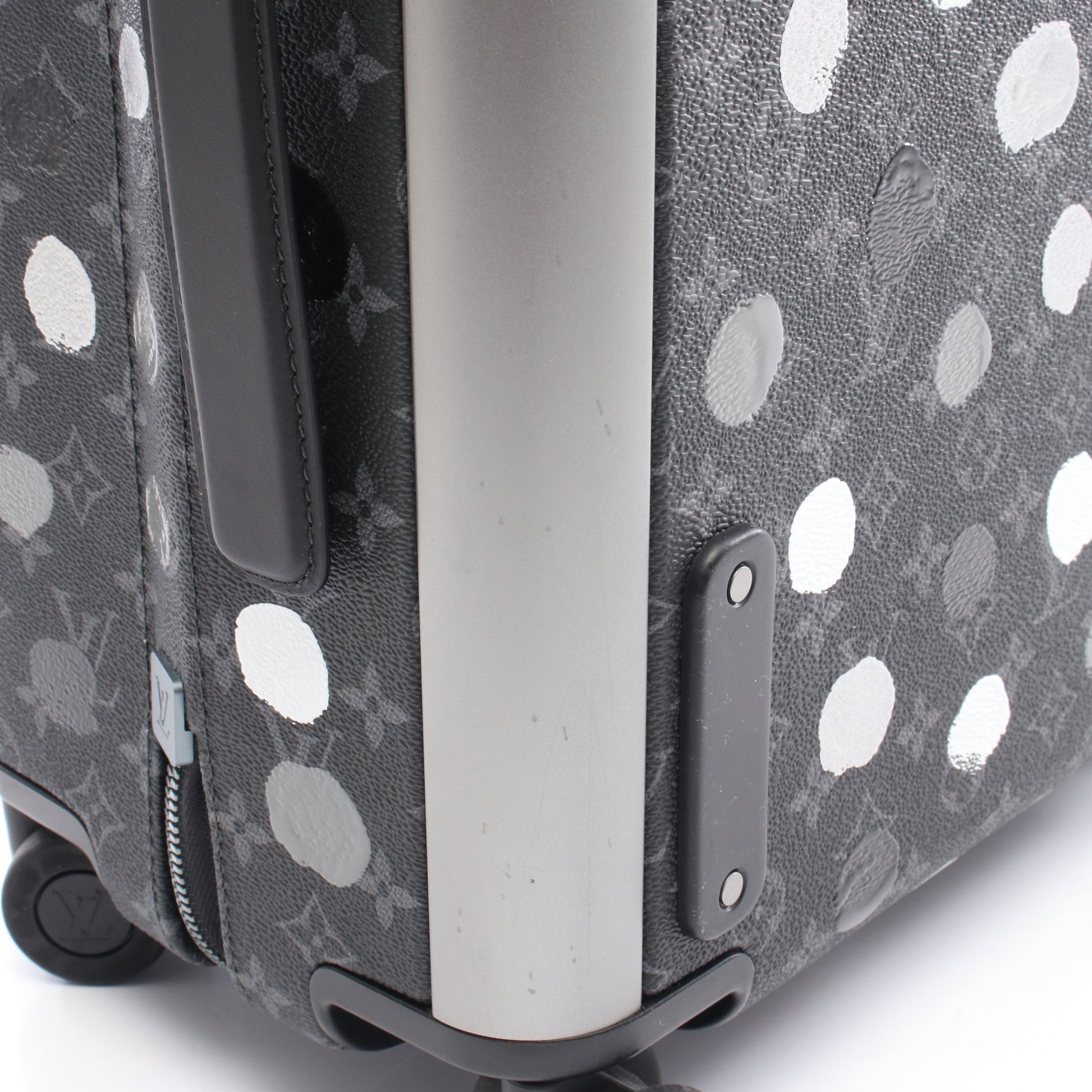 LOUIS VUITTON × yayoi kusama ホライゾン55 モノグラムエクリプス キャリーケース スーツケース PVC レザー ブラック ルイヴィトン バッグ LOUIS VUITTON