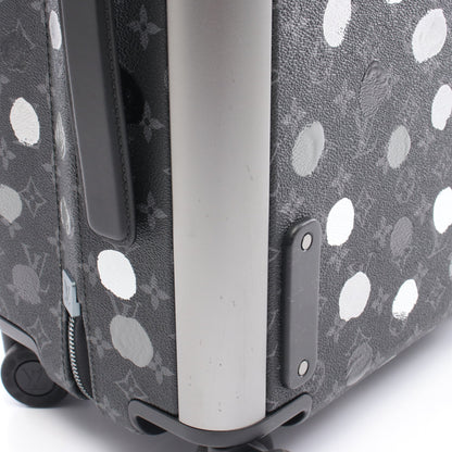 LOUIS VUITTON × yayoi kusama ホライゾン55 モノグラムエクリプス キャリーケース スーツケース PVC レザー ブラック ルイヴィトン バッグ LOUIS VUITTON