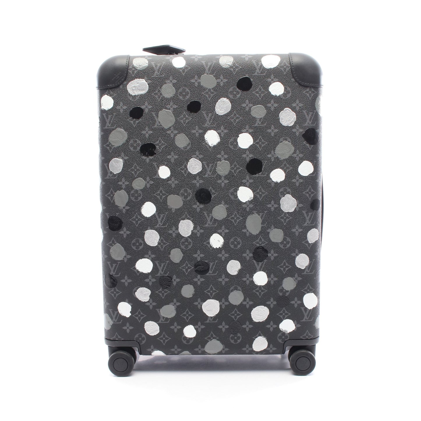 LOUIS VUITTON × yayoi kusama ホライゾン55 モノグラムエクリプス キャリーケース スーツケース PVC レザー ブラック ルイヴィトン バッグ LOUIS VUITTON