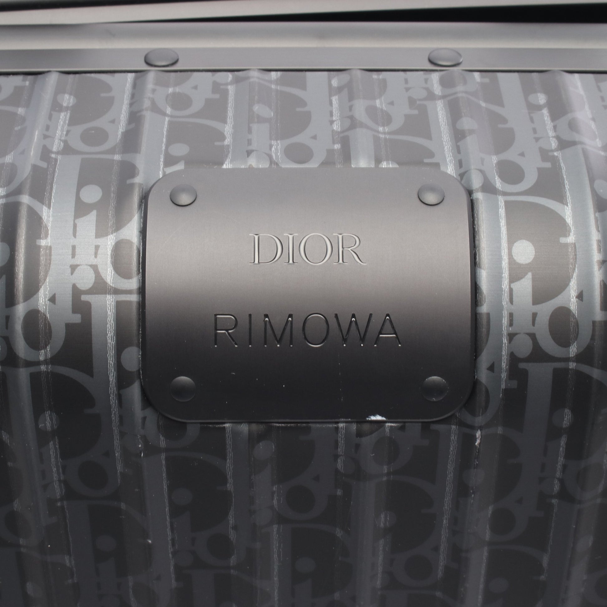 DIOR × RIMOWA オブリーク キャリーケース スーツケース アルミ ブラック クリスチャンディオール バッグ Christian Dior