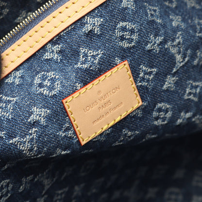 LV リミックス キーポル バンドリエール 45 モノグラムデニム ボストンバッグ デニム レザー ブルー 2WAY ルイヴィトン バッグ LOUIS VUITTON