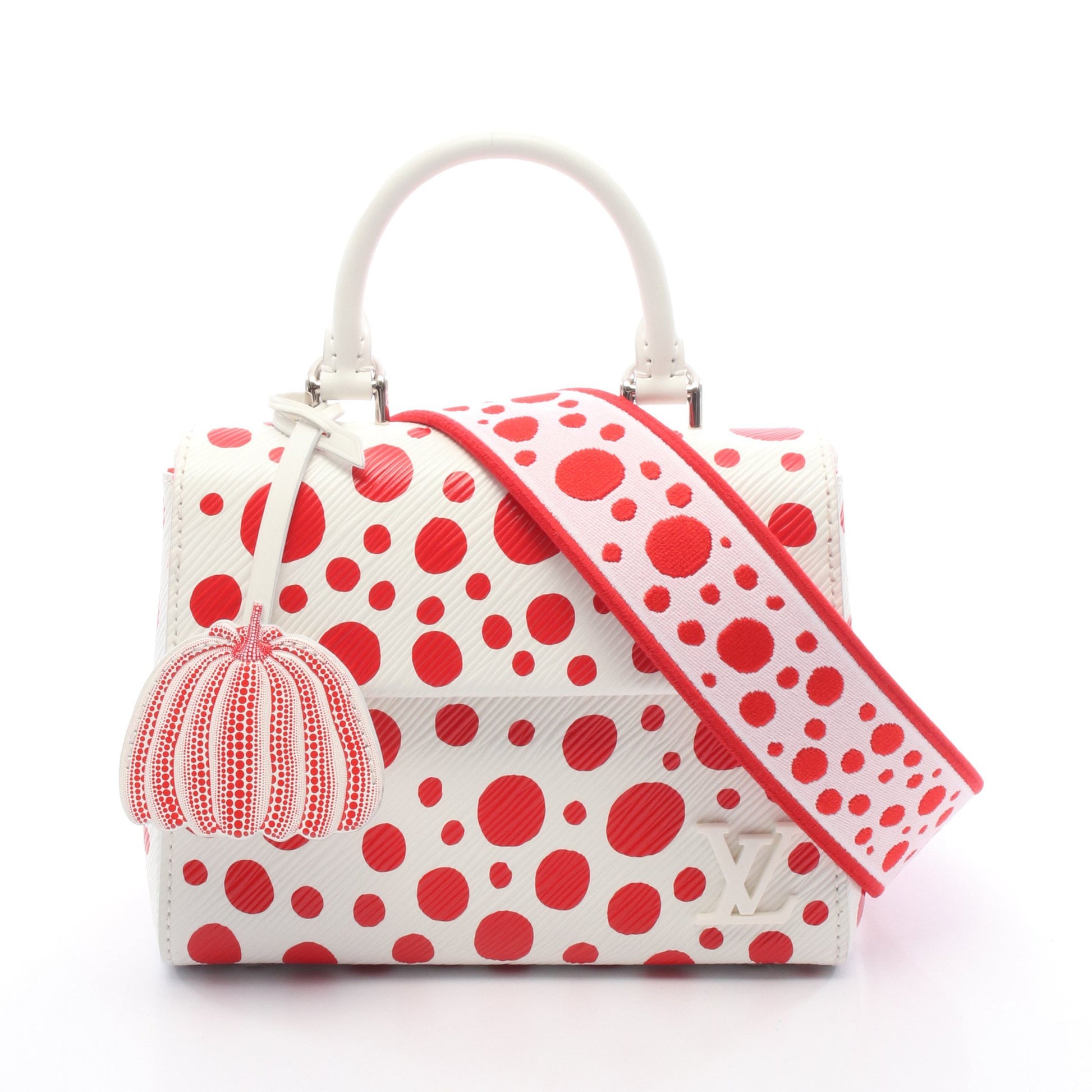 LOUIS VUITTON × yayoi kusama クリュニー MINI エピ インフィニティドット ハンドバッグ PVC レザー ブラウン 2WAY ルイヴィトン バッグ LOUIS VUITTON