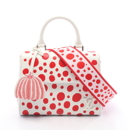 LOUIS VUITTON × yayoi kusama クリュニー MINI エピ インフィニティドット ハンドバッグ PVC レザー ブラウン 2WAY ルイヴィトン バッグ LOUIS VUITTON