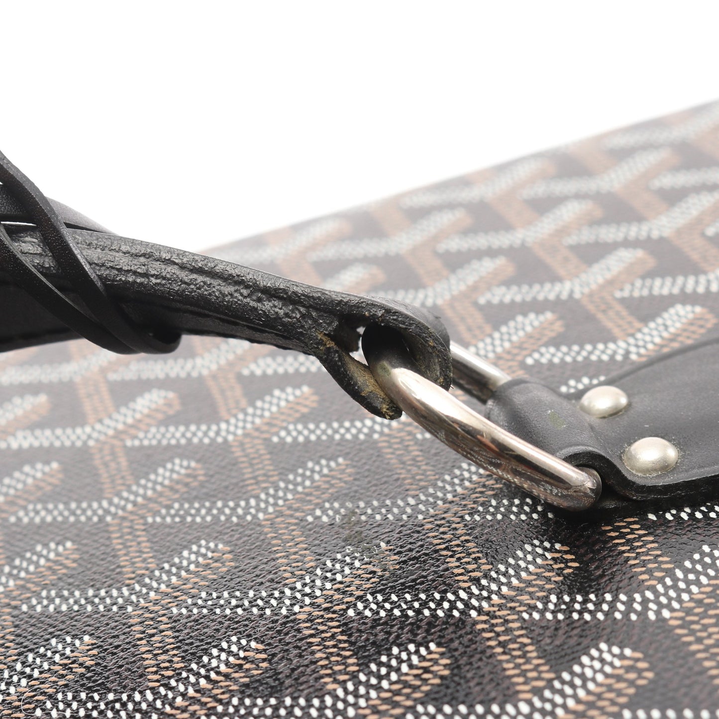 サルデーニュ ヴァニティケース トランクケース PVC レザー ブラック ブラウン ゴヤール バッグ GOYARD