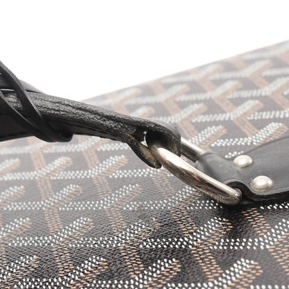 サルデーニュ ヴァニティケース トランクケース PVC レザー ブラック ブラウン ゴヤール バッグ GOYARD
