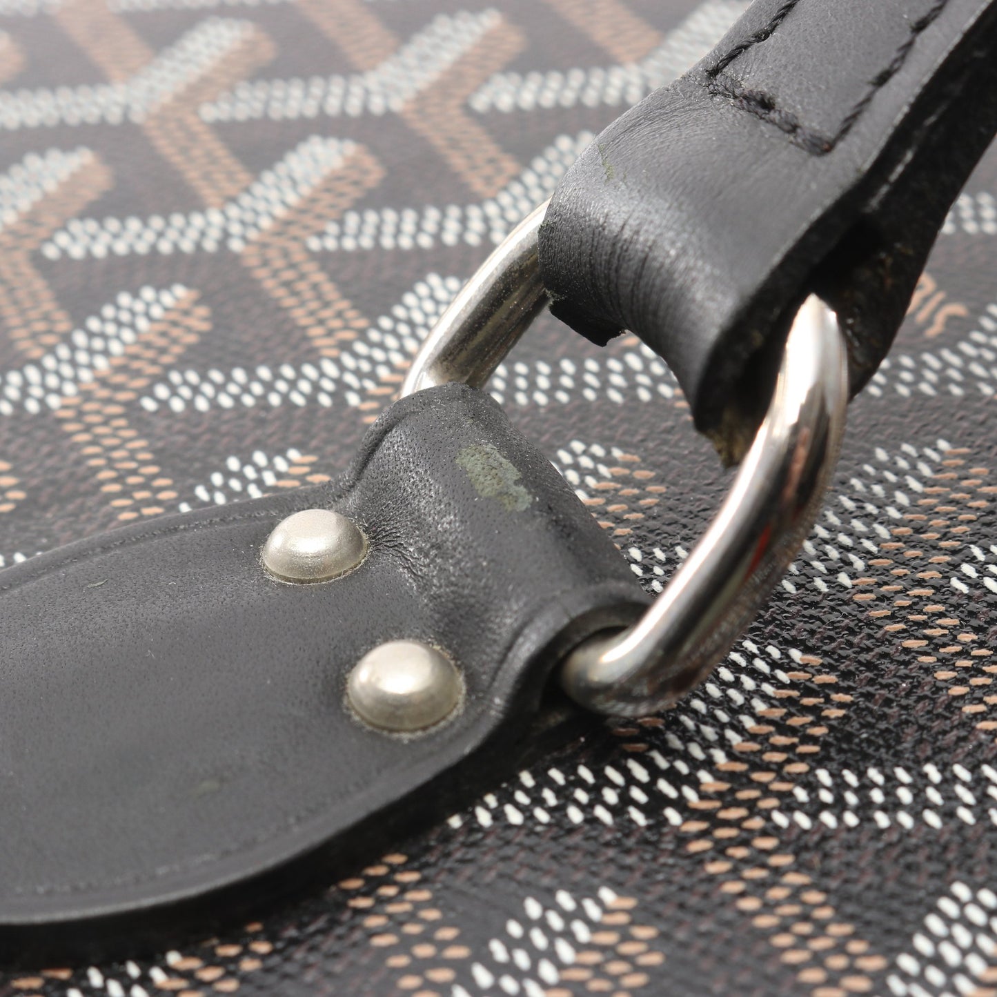 サルデーニュ ヴァニティケース トランクケース PVC レザー ブラック ブラウン ゴヤール バッグ GOYARD