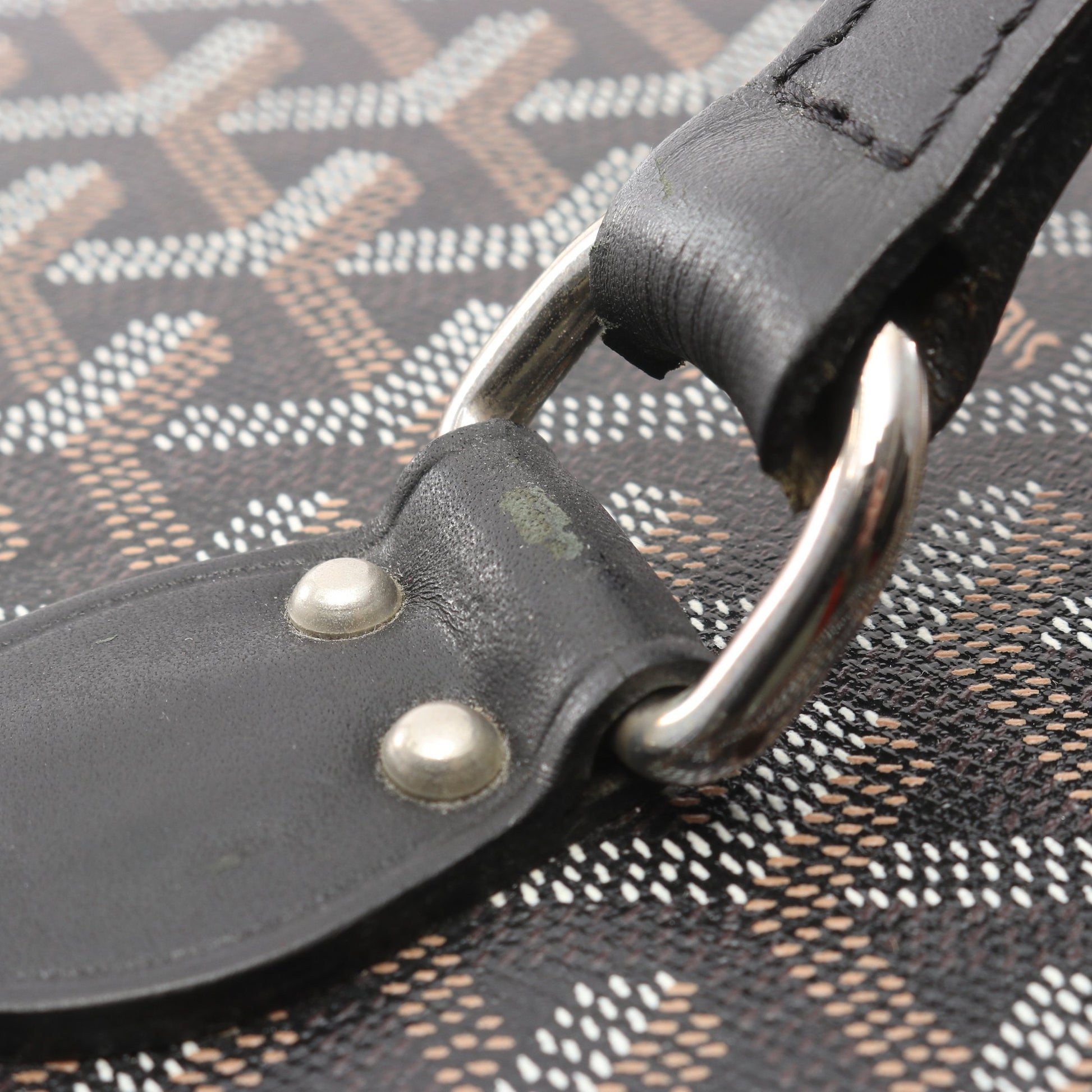 サルデーニュ ヴァニティケース トランクケース PVC レザー ブラック ブラウン ゴヤール バッグ GOYARD