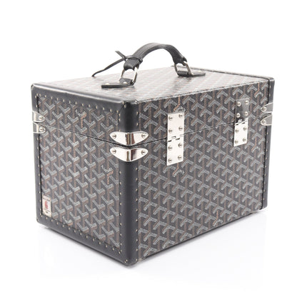 サルデーニュ ヴァニティケース トランクケース PVC レザー ブラック ブラウン ゴヤール バッグ GOYARD